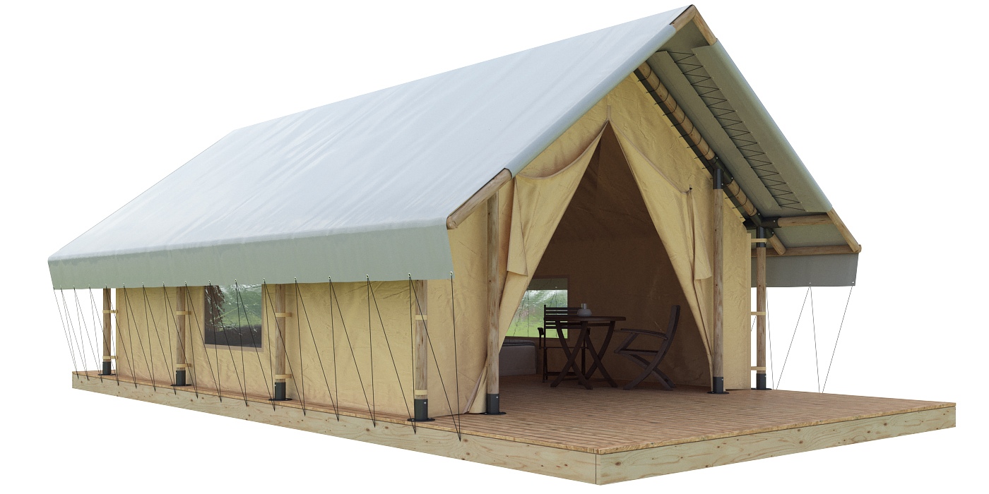 Глэмпинговая палатка сафари тент safari-tent premium - www.safari-tent.ru