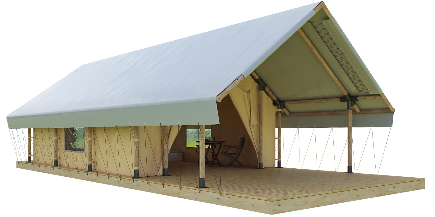 Глэмпинговая палатка сафари тент safari-tent grand  - www.safari-tent.ru